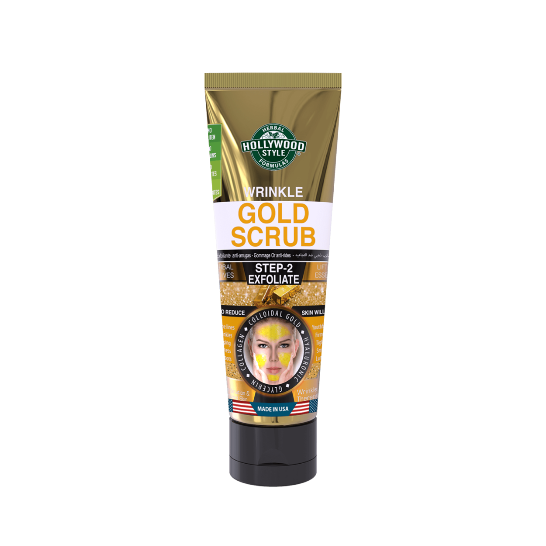 Hollywood Style Wrinkle Gold Scrub