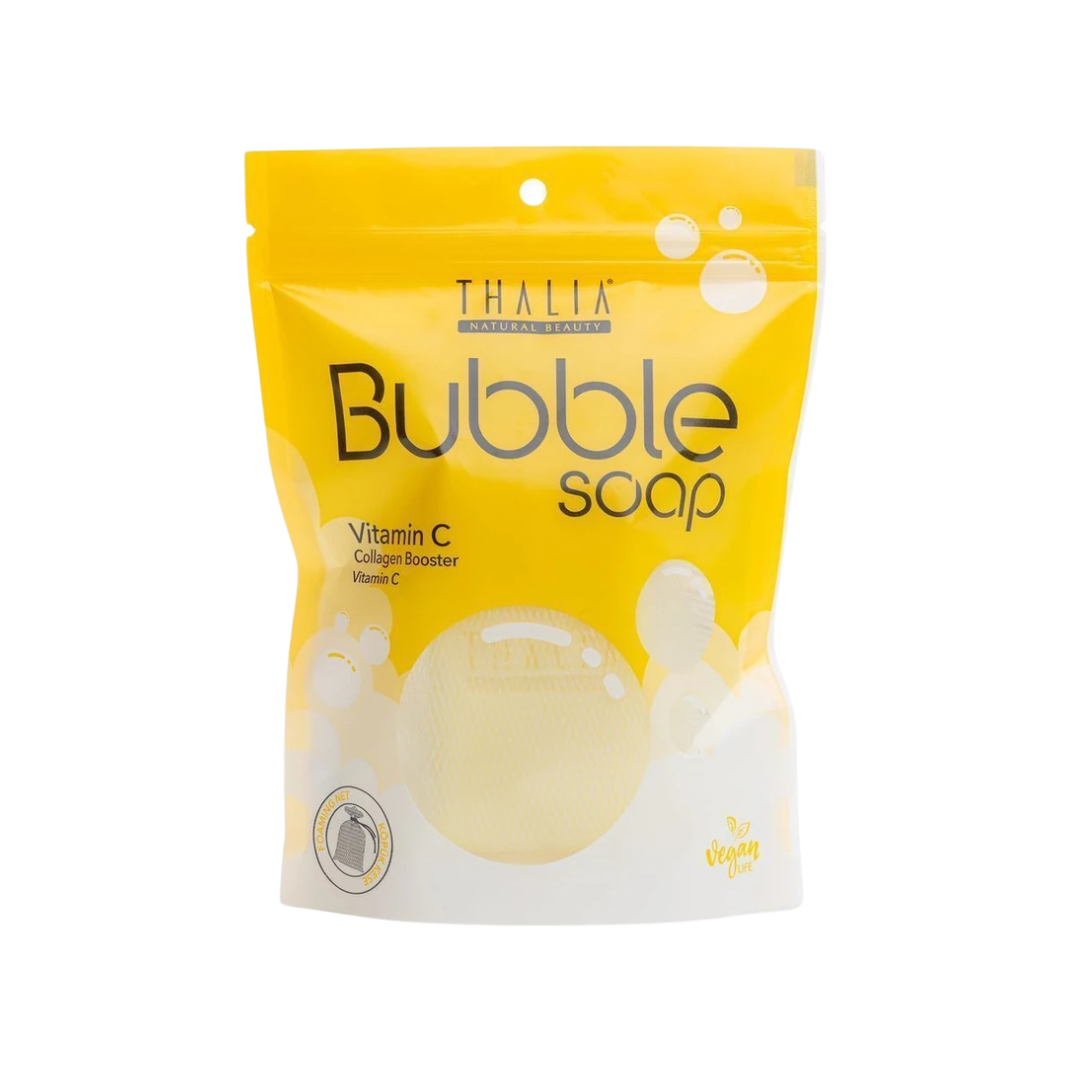 Thalia Revitalizing Vitamin C & Collagen Fibrous Bubble Soap 140 gr - Beaute du Liban Marche