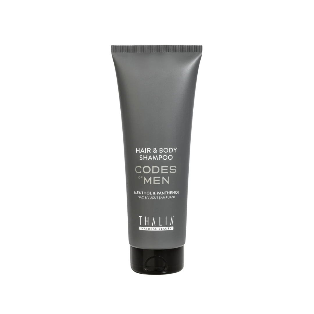 Thalia Men's Moisturizing & Refreshing Hair & Body Shampoo 250 ml