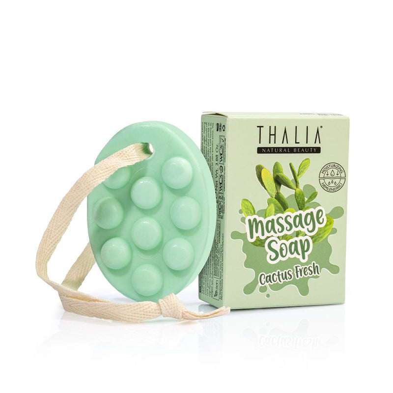 Thalia – Cactus Fresh Body Massage Soap 110 gr - Beaute du Liban Marche