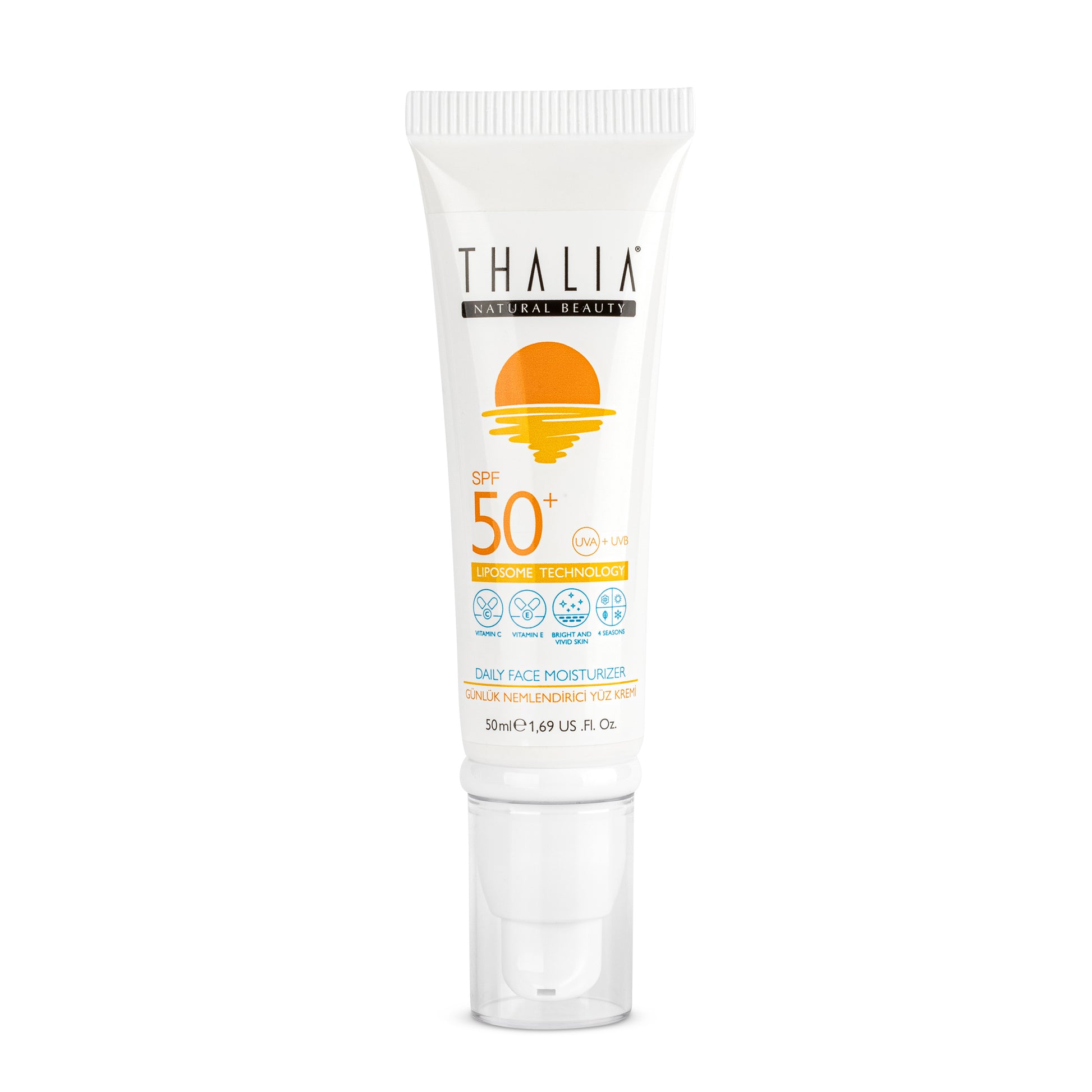 Thalia Daily Face Moisturizer 50 SPF+ Face Cream 50 ml - Beaute du Liban Marche