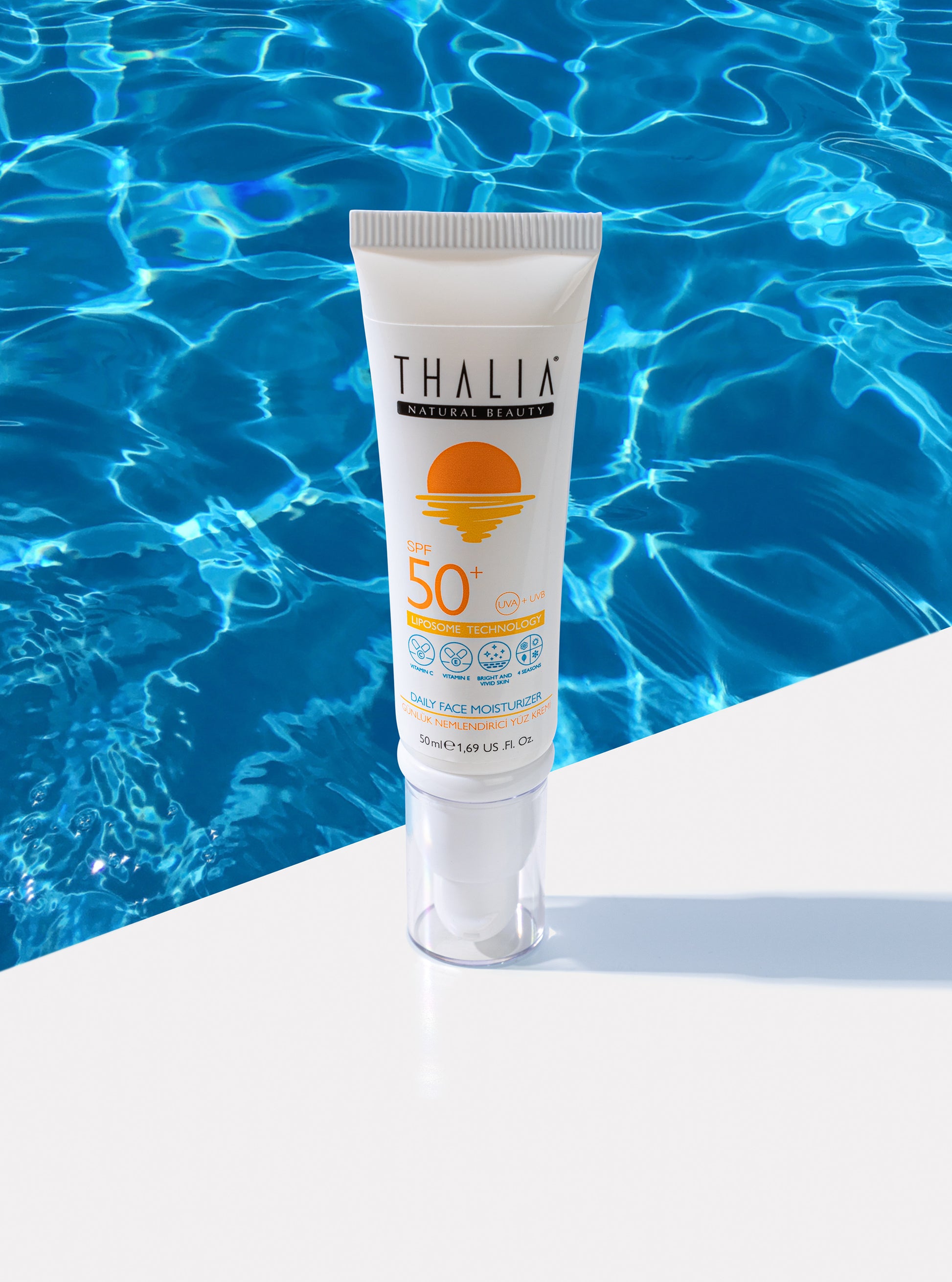 Thalia Daily Face Moisturizer 50 SPF+ Face Cream 50 ml - Beaute du Liban Marche