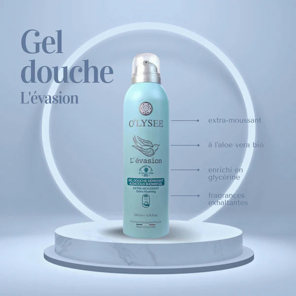 O'lysée - foaming shower gel L'Évasion 200ml