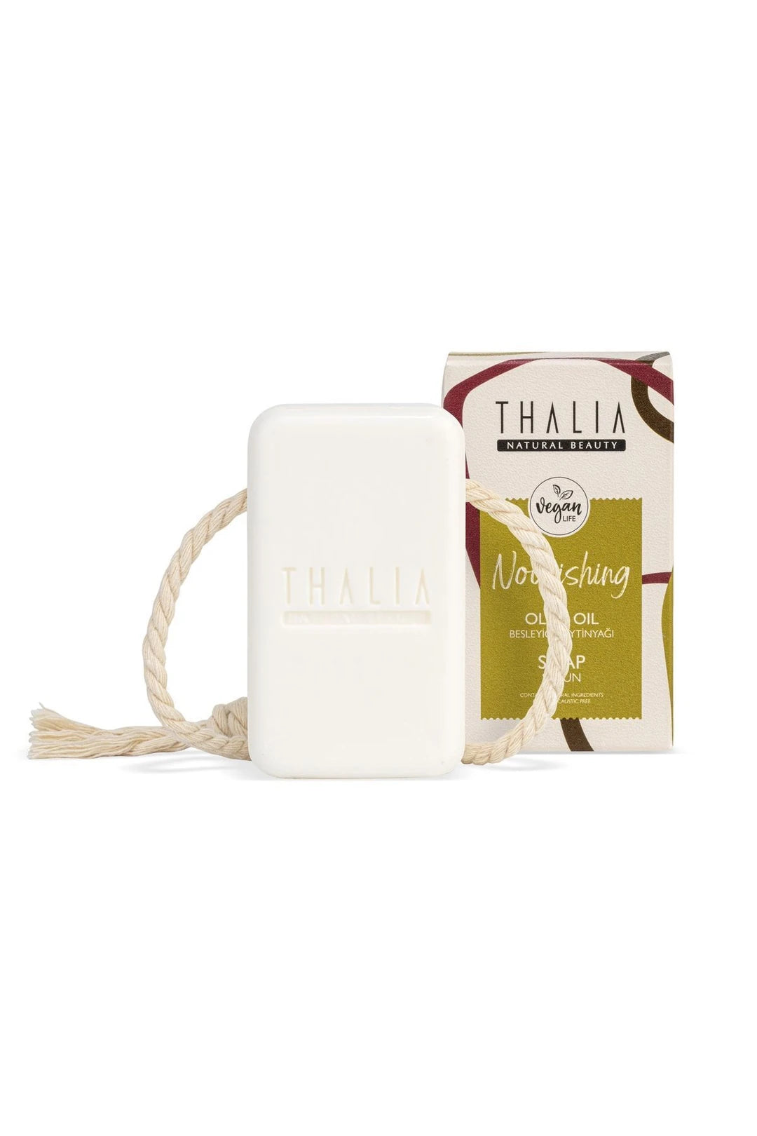 Thalia Olive Oil Extract Natural Rope Soap 140 gr - Beaute du Liban Marche