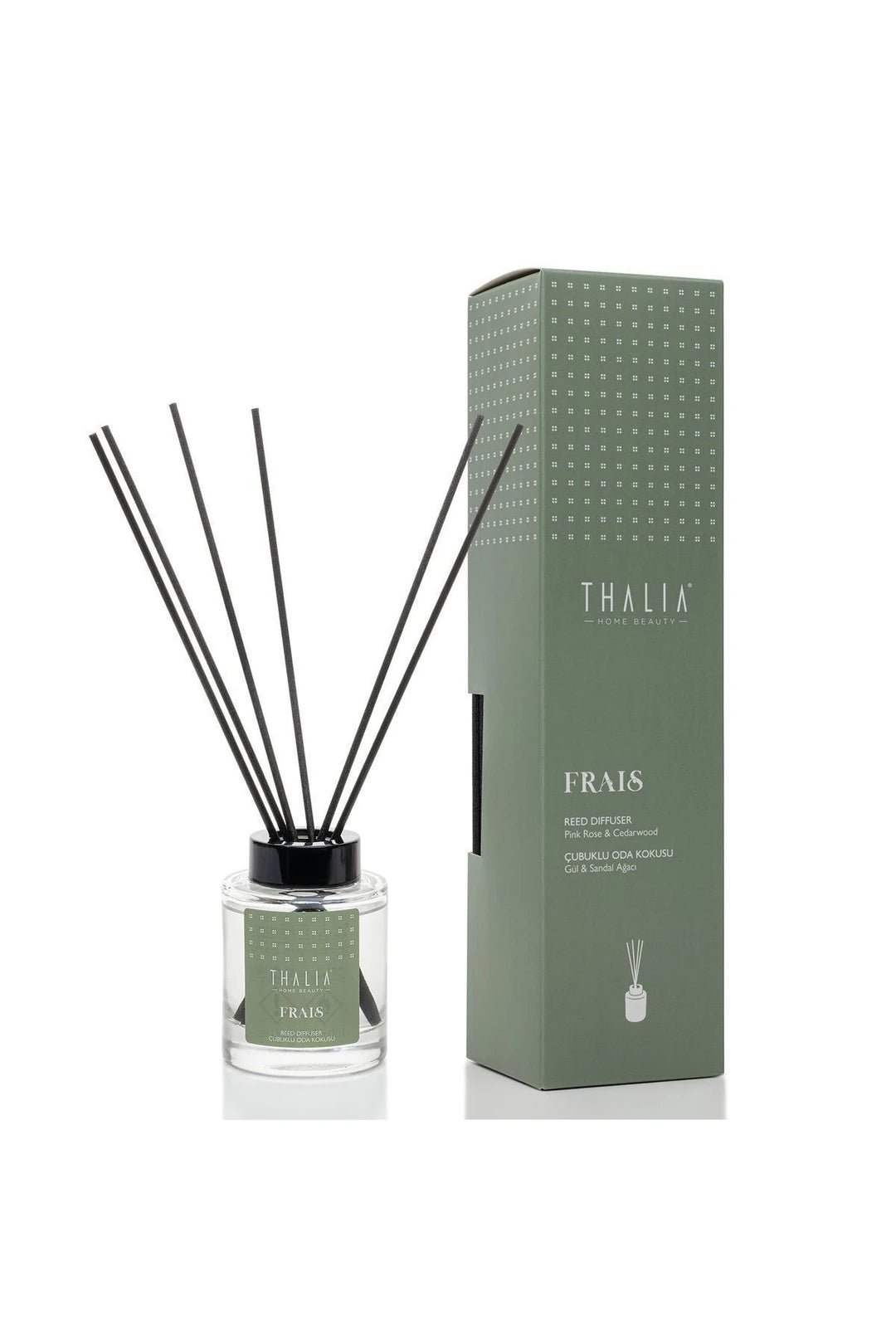 Thalia Home Sandalwood & Rose Scented Stick Air Freshener 100 ml - Beaute du Liban Marche