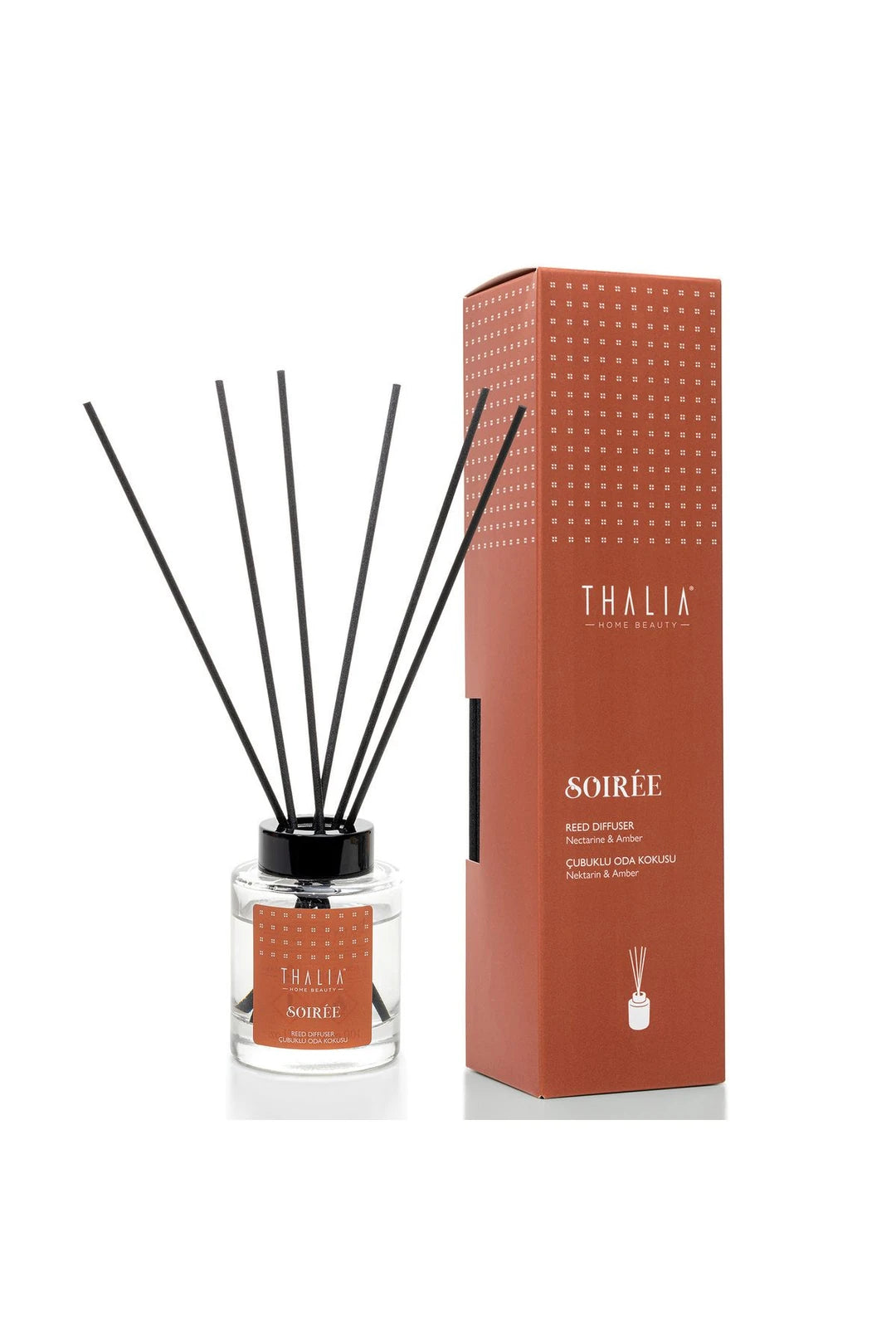 Thalia Home Nectarine & Amber Stick Air Freshener 100 ml - Beaute du Liban Marche