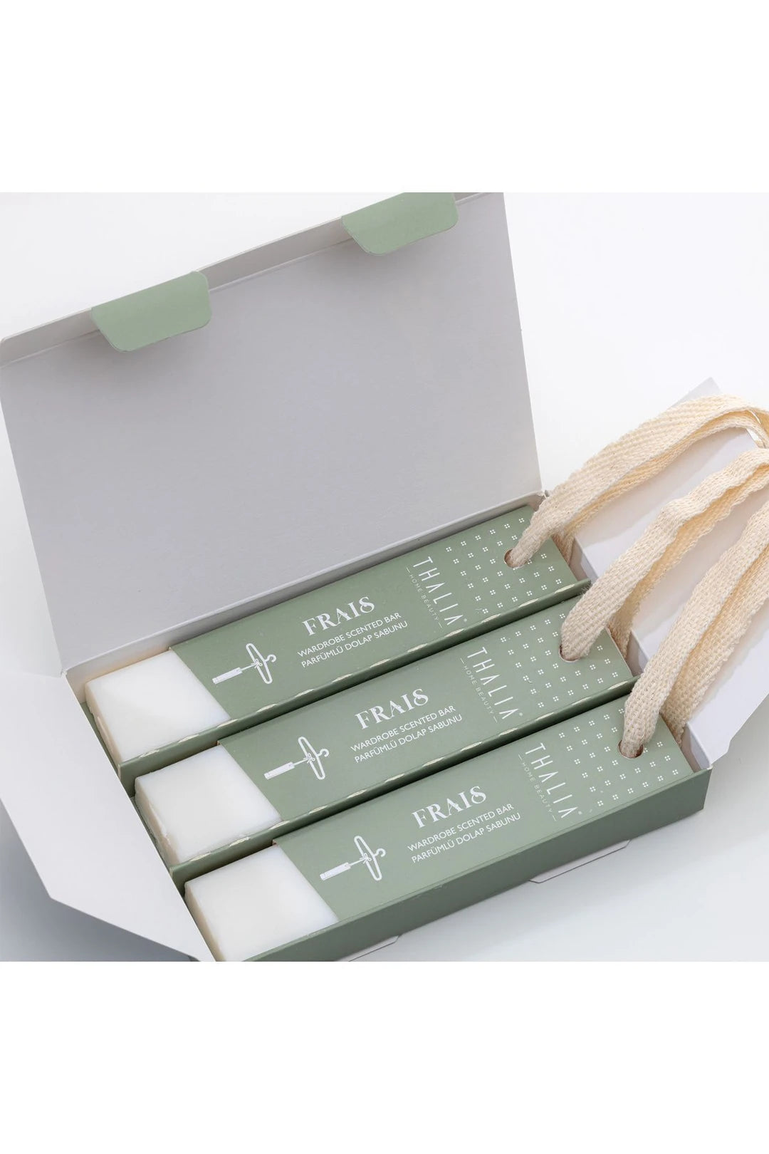 Thalia Home Sandalwood & Rose Scented Rope Wardrobe Fragrance Stick 3 x 40 gr - Beaute du Liban Marche