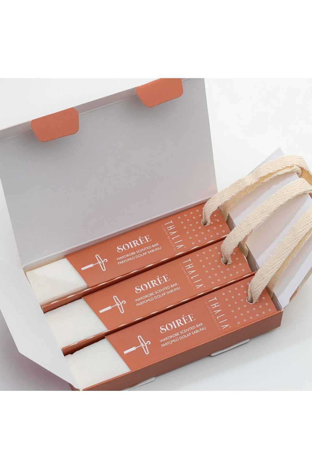 Thalia Home Nectarine & Amber Scented Rope Wardrobe Fragrance Stick 3 x 40 gr - Beaute du Liban Marche