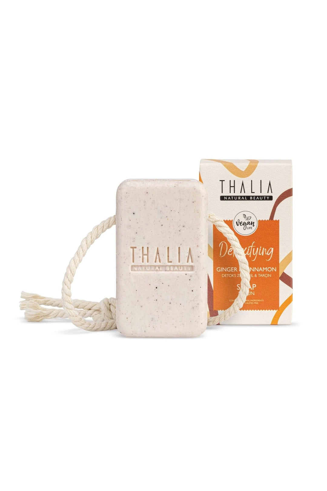 Thalia Ginger & Cinnamon Extract Natural Rope Soap 140 gr - Beaute du Liban Marche